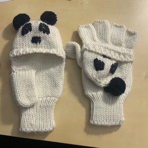 Brand: don’t know, Color: black and white panda, ONE SIZE FITS ALL